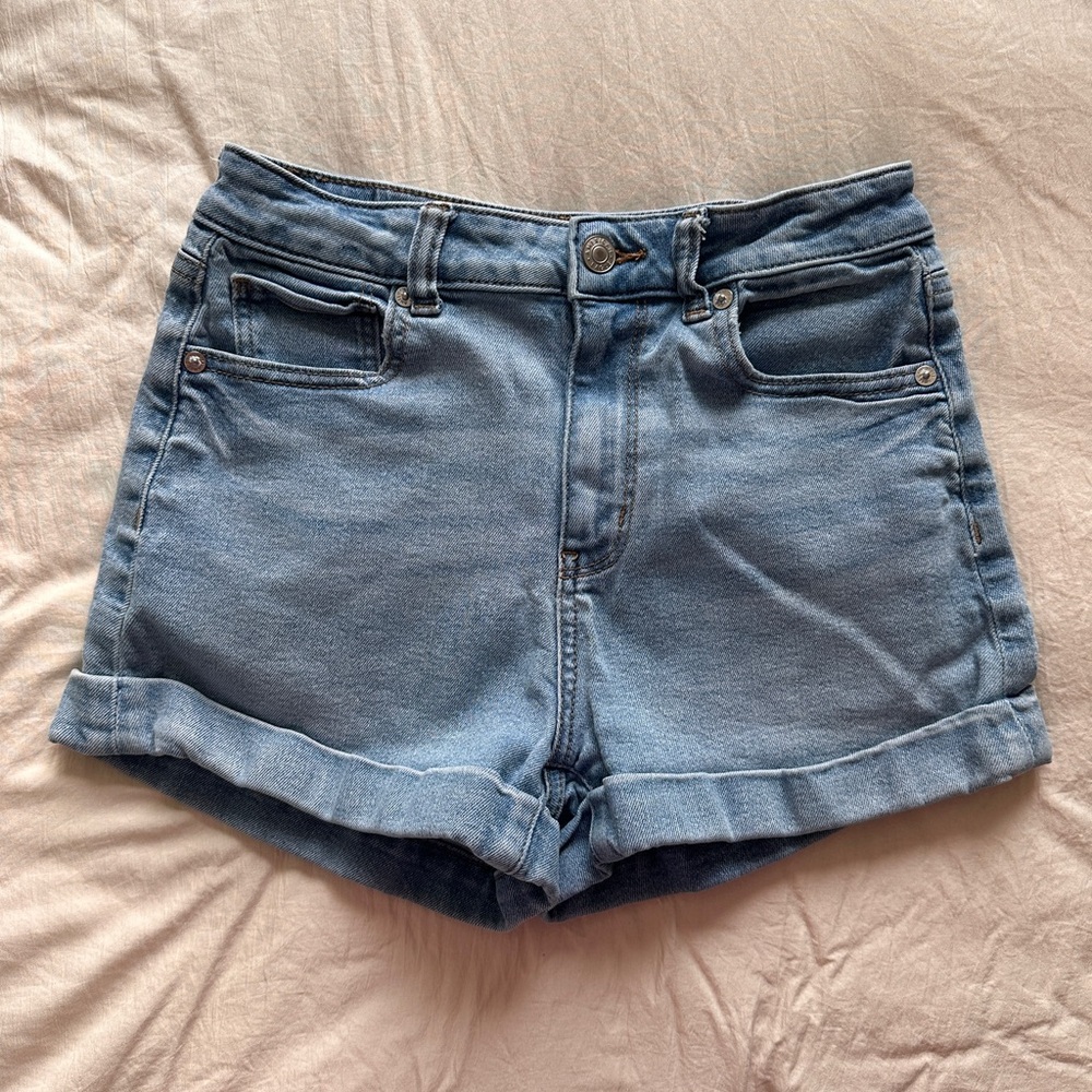 American Eagle Outfitters Light Blue Jean Shorts